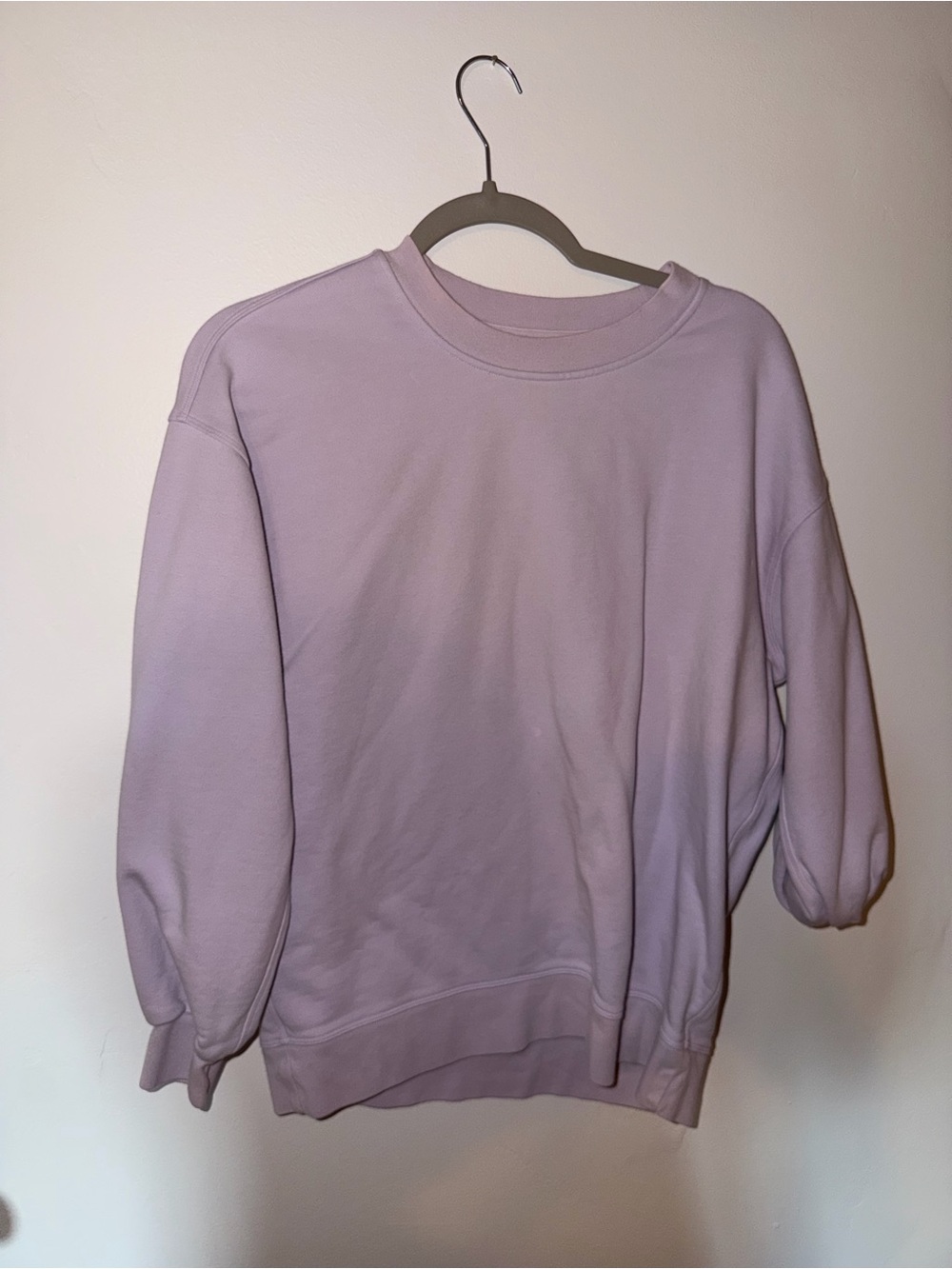 lululemon athletica Lavender Crew Sweatshirt